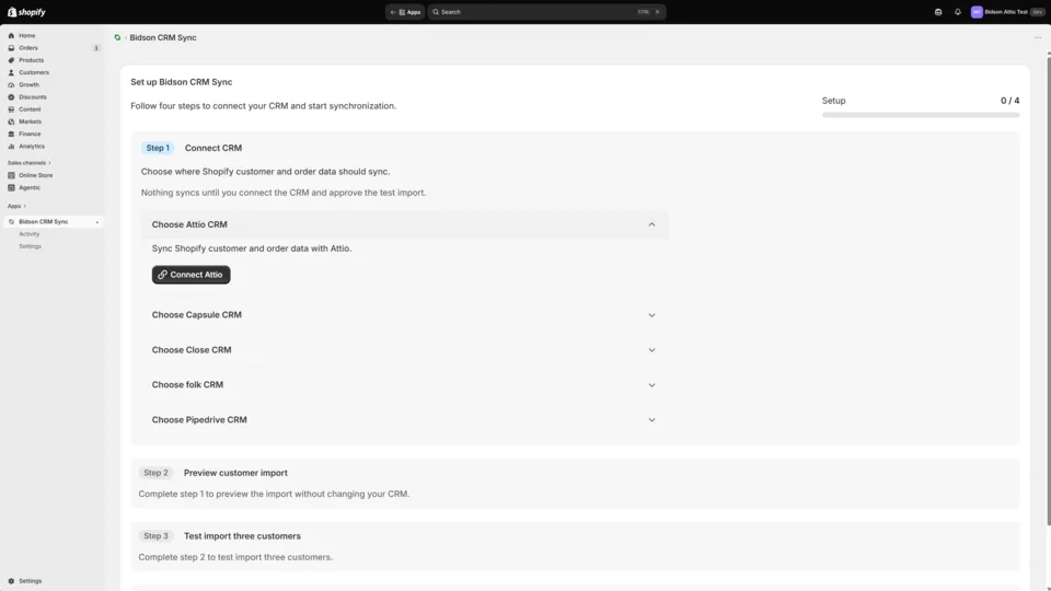 Paso 1: Conecta tu CRM